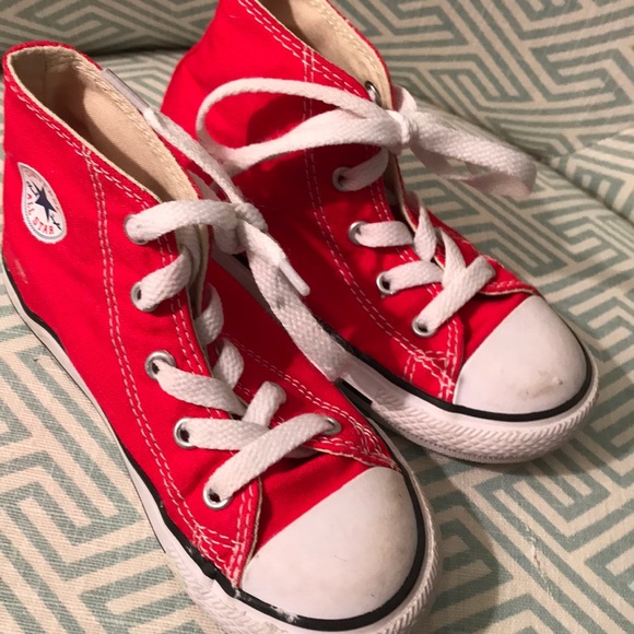 red converse toddler size 9
